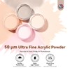 Saviland Acrylic Powder Set: Professional Keratin Nude Pink Acrylic Powder