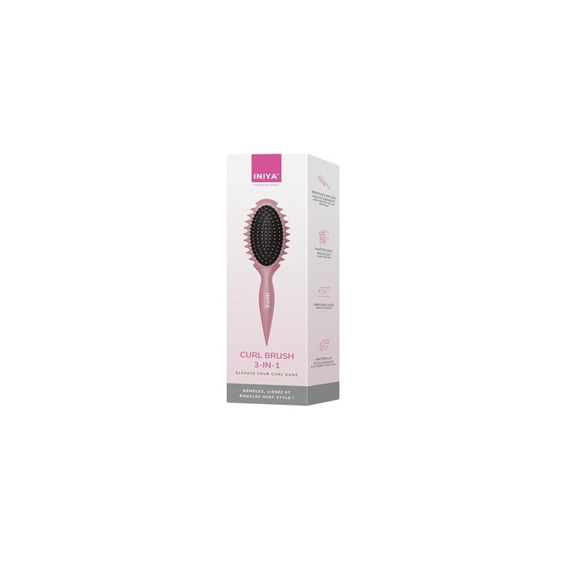Iniya 3 in 1 Curly Hair Brush, Detangling and Curly