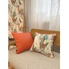 Out Style Throw Pillow Cover Floral Imported Fabric (45x45, Gouda