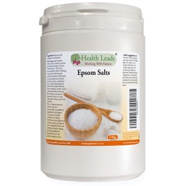 Pure, Food Grade Epsom Salts, Magnesium Sulphate, Vegan, Non-GMO, Widely Used to Help Relax Aching and Tired Muscles After Sports and Exercise, Resealable Container, Easy to Use (1kg)