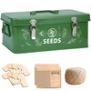 Kjyunk Seed Storage Box, Seed Storage Organizer with Garden String,