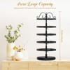 MODOWEY Rotating Earring Holder Organizer Stand, 5 Tier Metal Tree