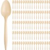 [150 Pack] Compostable No Plastic Spoons No Plastic Utensils,Biodegradable 6