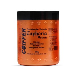Coiffer Dalie Castle Usa Euphoria Argan Hair cream for crystallization and sealant - Pelo Crema 16.9oz - Best Brazilian Hair Cream. Experience the perfect balance of hydration, repair&protection