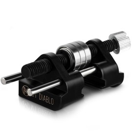 Mt Diablo Chisel Sharpening Kit - Precision Honing Guide for 1/4" to 2" Chisels & 1-3/8" to 3-1/8" Plane Irons, Sharpening Jig With Stainless Steel Rollers, Rust Resistant Cast Aluminum Design