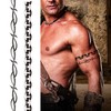 9-Sheet Variety Pack of Large Barbed Wire Temporary Tattoos, Long
