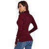 AmélieBoutik Women Deep V Neck Empire Waist Long Sleeve Knit