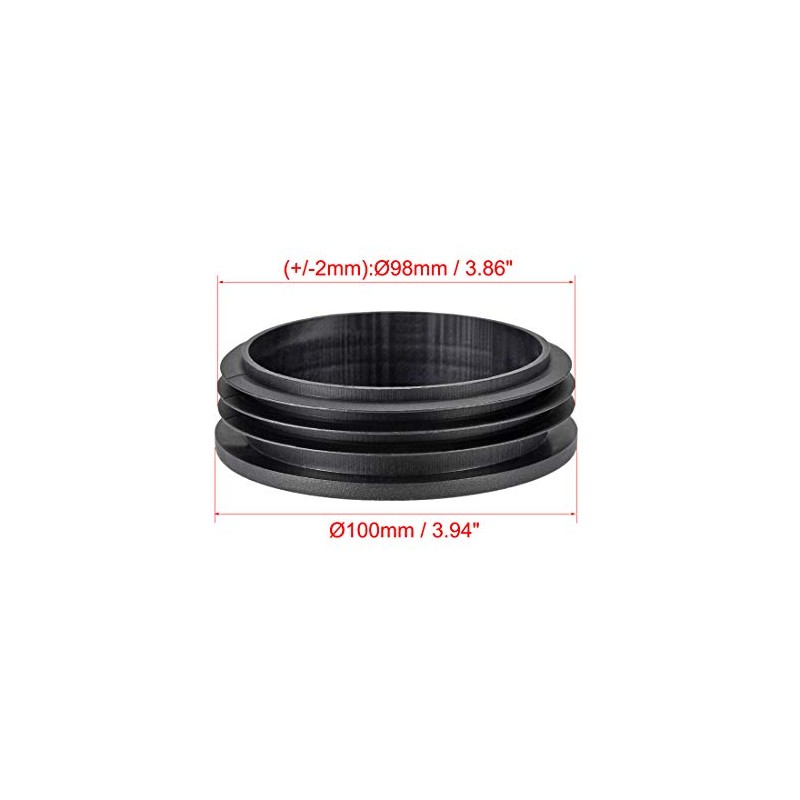100 mm Diameter Plastic Tubing Plug Round Post End Caps