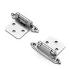 Ravinte 30 Pack (15 Pairs) 1/2" Overlay Cabinet Hinges, Self-Closing