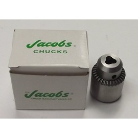 Jacobs 04919 1BA 3/8-24 Thread Mounted Medium Duty Drill Chuck 0-1/4"Capacity