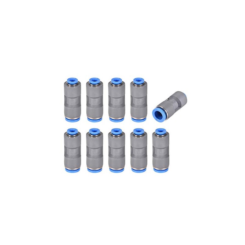 sourcing map Straight Push to Connector Reducer Fitting 10mm to