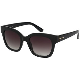 Edge I-Wear Designer Inspired Horned Rim Frames with Gradient Lens 32150-AP-4(BLK)