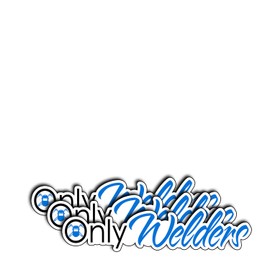 (3Pcs) Only Welders Vinyl Sticker Funny Gifts for Welding Professionals Fabricators Tradesmen Waterproof Decal for Laptop Toolbox Water Bottle Welding Helmet Hard Hat (4x1)