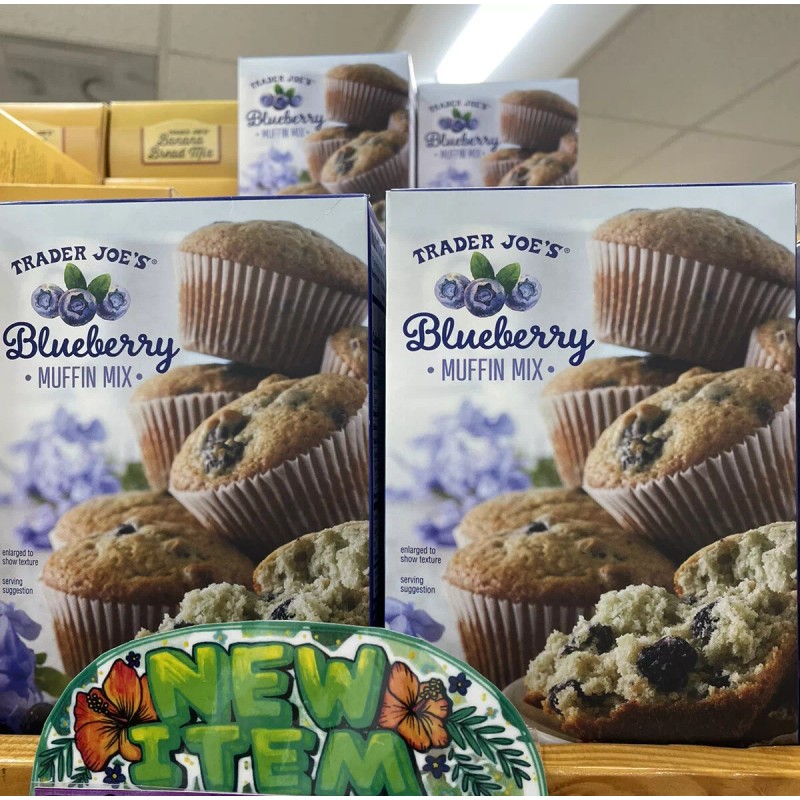 Trader Joe's 2 Packs Trader Joe's Blueberry Muffin Mix 18.1