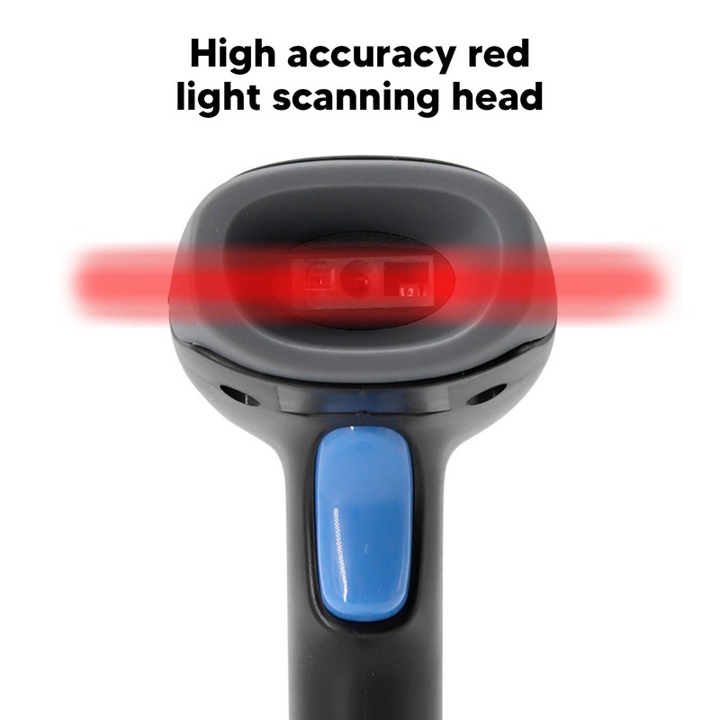 Wireless Barcode Scanner High Accuracy Portable Handheld 2D QR Code