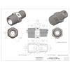3/4" NPT Male x 1/2" NPT Male, Stainless Steel 316-L