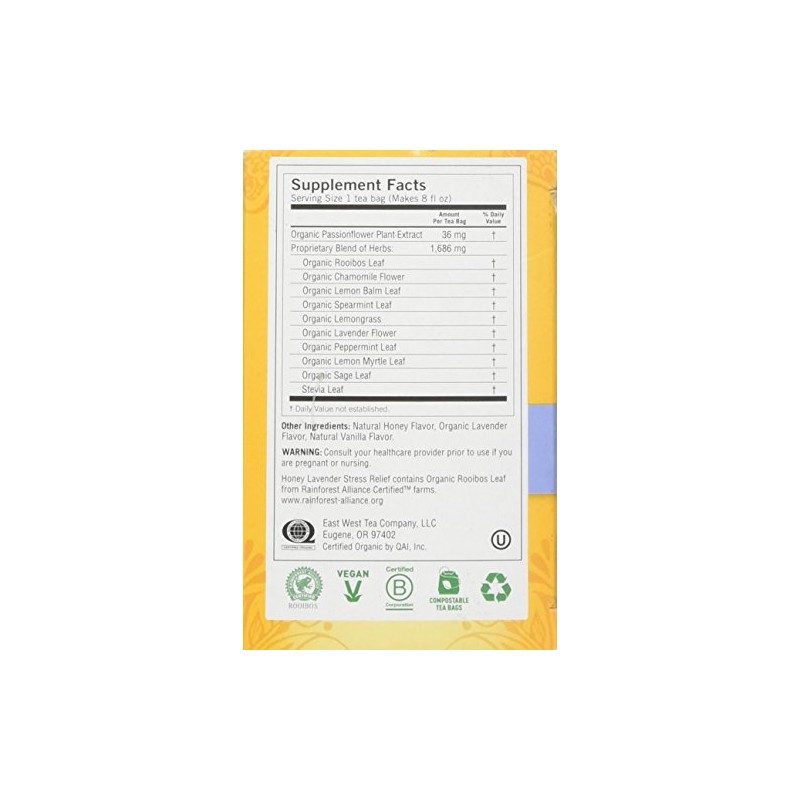 Yogi Tea - Honey Lavender Stress Relief Tea 16 bag