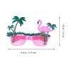 2PCS flamingo party eyeglasses hawaiian party eyewear trendy sunglasses hawaiian