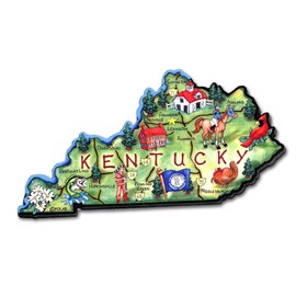 ARTWOOD MAGNET - KENTUCKY STATE MAP