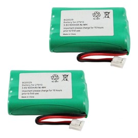 Fenzer 2X Home Phone Battery BG0029 for VTech 89-1323-00-00 Model 27910 / AT&T 80-5848-00-00 / Empire CPH-464D SD-7500 SD-7501 / Sanik 3SN-AAA55H-S-J1