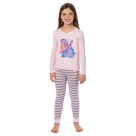 My Little Pony: A New Generation Girls' It's A Mane Thing Tight Fit Sleep Pajama Set (4) Pink