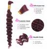 Unipearl Deep Curly Human Braiding Hair for Boho Braids 14