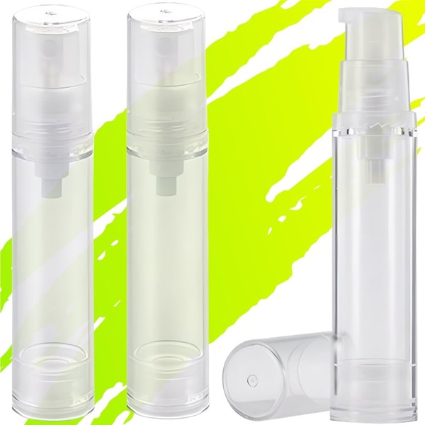 YOMESTE 4Pcs Vacuum Bottle,Portable Travel Lotion Pump Bottles for DIY