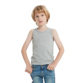 Radia Smart® Singlet Tank Top Singlet S, EMF Protection for Children Unisex- Soft Cotton with Faraday Shielding Fabric… Grey