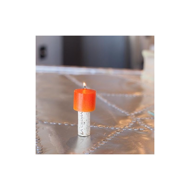 Set of 12 Orange Citrus Scented Richland Votive Candles and