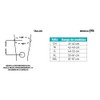 TYNOR Rodillera Mecánica Abierta- Neopreno- Crema - Modelo J15 (XXL,