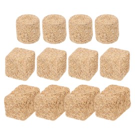 CLISPEED 12 Pieces Hay Bale Toy for Children - Miniature Hay Bale Set Farm Toy Realistic Decoration for Dollhouse and Model Making