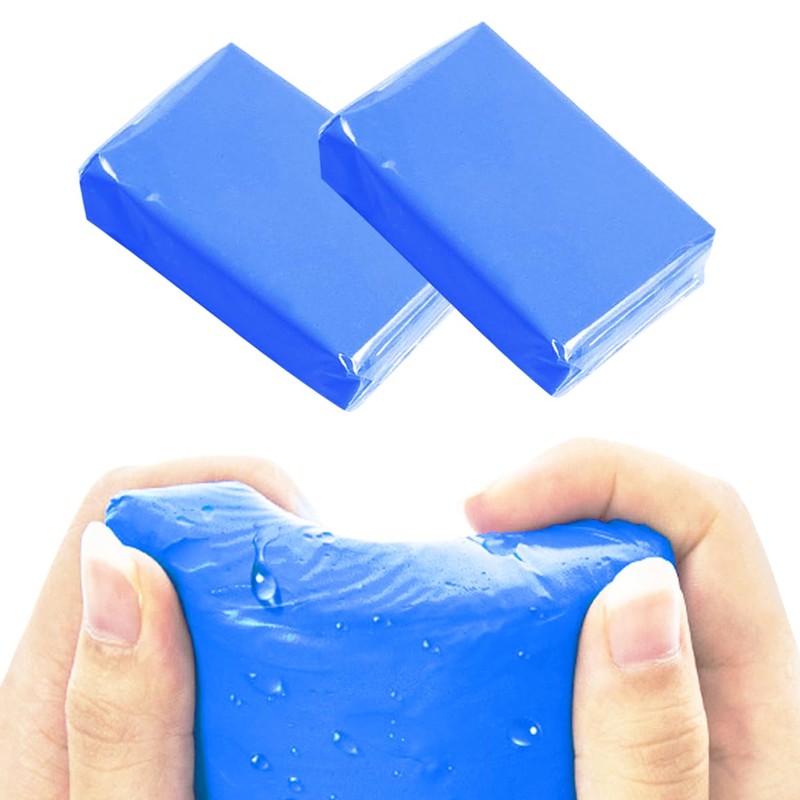 Ruibapa 2 PCS Blue Car Clay Bar 100 g Auto