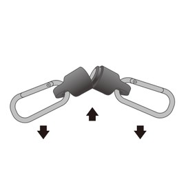 Daiichi Seiko MG3500 Carabiner Holder, Red, Fishing