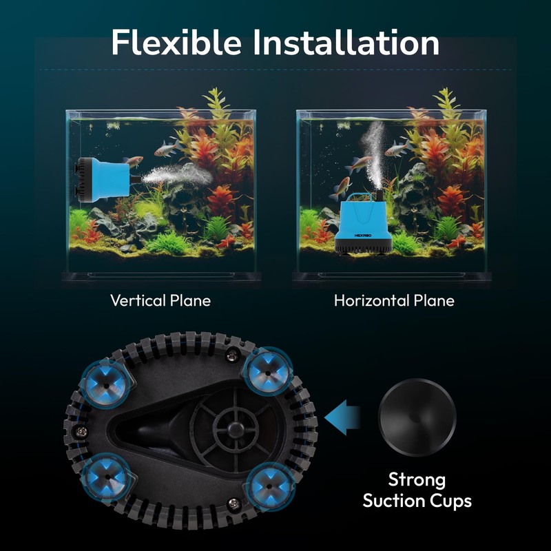 Hexago 400GPH Submersible Water Fountain Pump, 40W Small Sump Pump