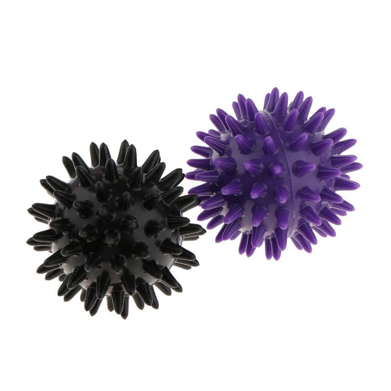 MagiDeal 3 Pieces Massage Ball Self Massage Balls Hedgehog Ball