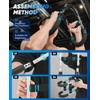 Saker Twister Arm Trainer, PowerTwist Arm Trainer,Adjustable Forearm Strengthener, Portable