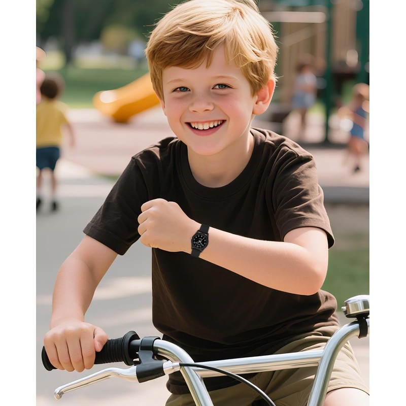 TENOCK Kids Analog Watches for Girls Boys Watches with Soft