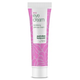 Vitamin B12 Eye Cream - Against Puffiness, Dark Circles and Wrinkles - With Peptides, Niacinamide, Hyaluronic Acid and Caffeine