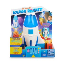 EnergX Amazing Vapor Rocket with Astronaut Action Figure, Blasts Off with Vapor Effects, Lights & Sounds (Ages 3+)
