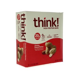 Think! Think ! High Protein Bars, Chunky Peanut Butter 10 Count - 2.1 oz