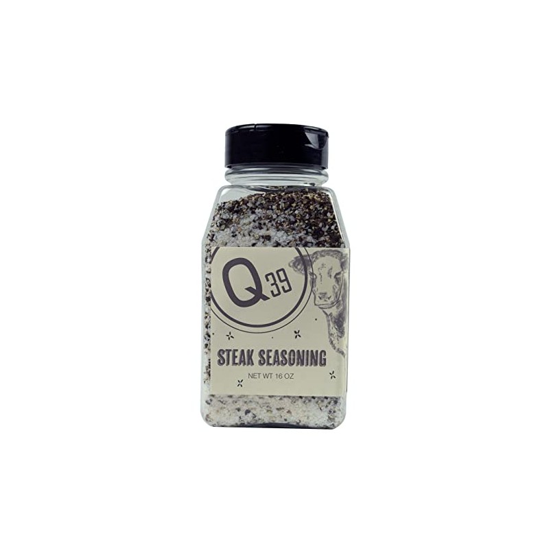 Q39 Steak Seasoning - Large 16 oz, 1