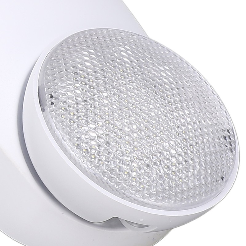 LED Emergency Light Two Head Adjustable Commercial Emergency Lighting Fixtures