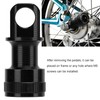 Bike Pedal Extenders for Brompton Folding Bike Portable Frame Mounting