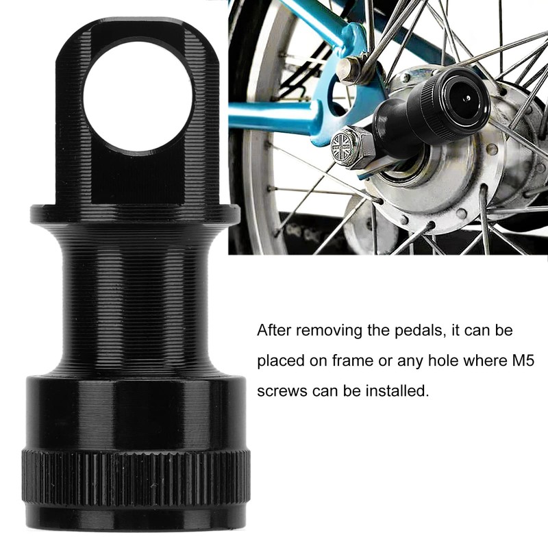 Bike Pedal Extenders for Brompton Folding Bike Portable Frame Mounting