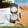 Xuhal Compass Hiking Survival Compass Military Grade Lensatic Sighting Compass