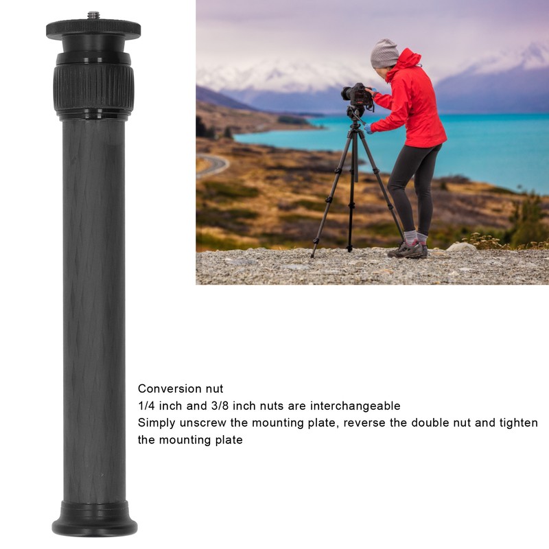 Tripod Extension Pole Telescopic 2 Section Tripod Center Column Extender