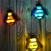 3pcs Solar Bee Lights Cute Innovative Iron Art Solar Powered