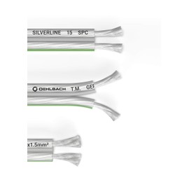 Oehlbach Speaker Cable 2 x 1.5 MM² transparent (Sold by the Metre