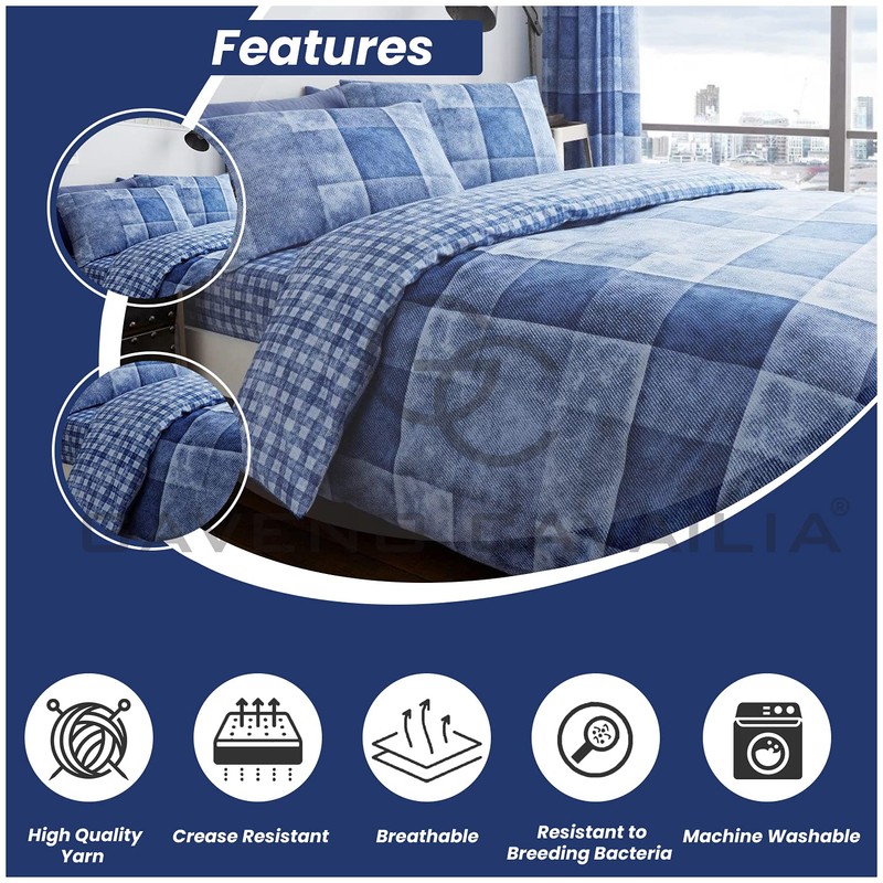 GC GAVENO CAVAILIA Geometric Duvet Cover Single (135cm X 200cm)