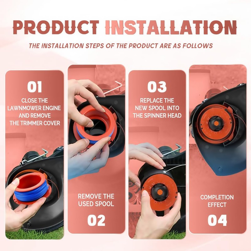 YYwenting Strimmer Spool Replacement,Flymo Mini Trim Spool,Flymo Strimmer Wire,Flymo ET21